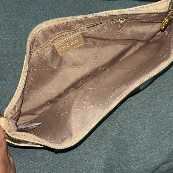 Xoxo faux croc skin leather yak shoulder bag with gold hardware - Picture 10 of 14